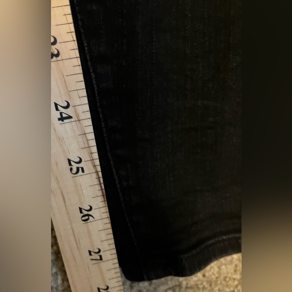 Torrid Sky High Skinny Black Distressed Stretch Premium Jeans size 22R - Picture 6 of 13